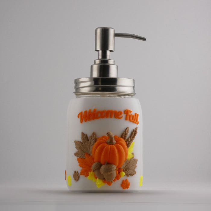 Welcome Fall Soap Dispenser &ndash; Manual