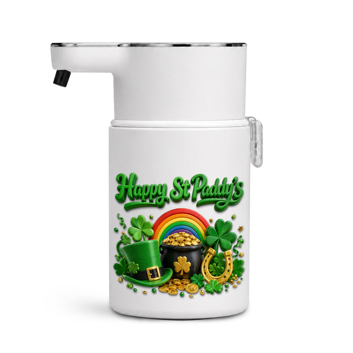 Happy St Paddy's Soap Dispenser &ndash; Automatic