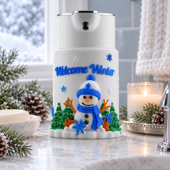 Welcome Winter Soap Dispenser &ndash; Automatic