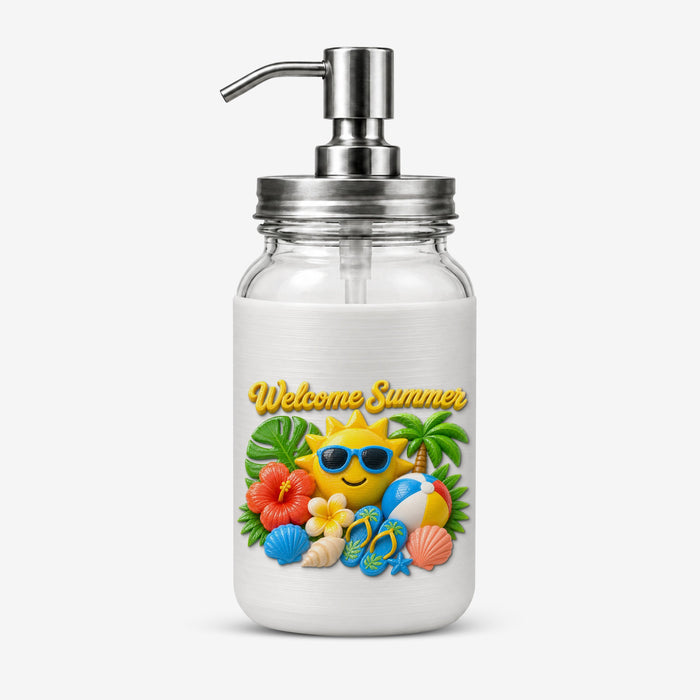 Welcome Summer Soap Dispenser &ndash; Manual