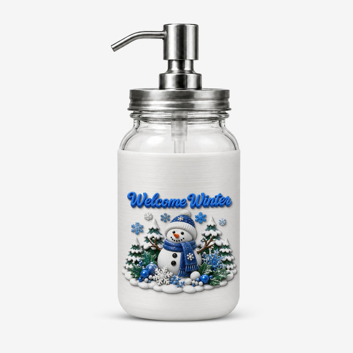 Welcome Winter Soap Dispenser &ndash; Manual